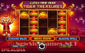 lucky new year tiger treasure